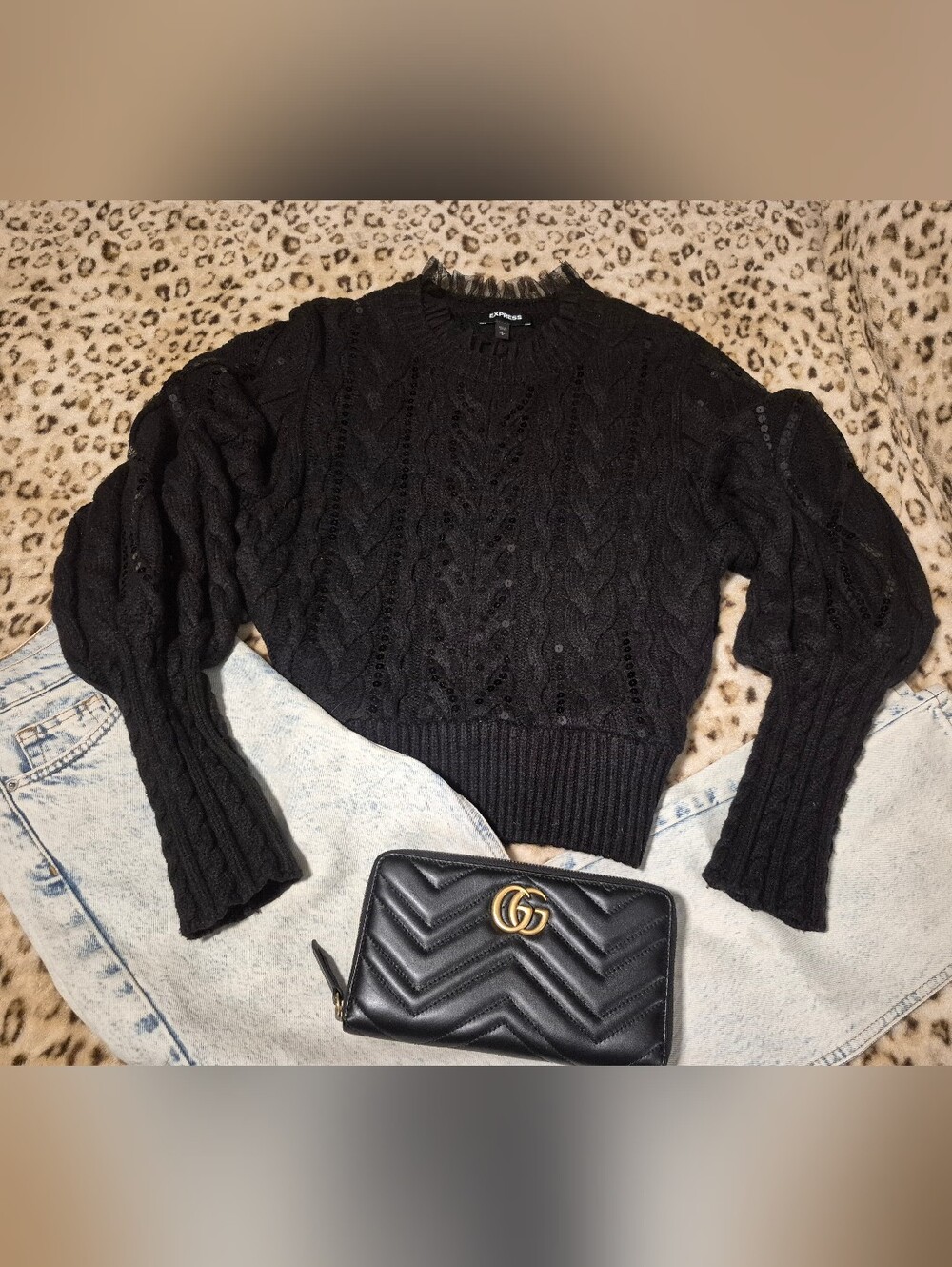 Express Cable Knit Sweater